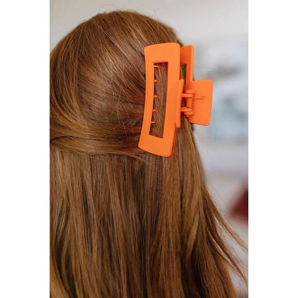 NEW 123 AMORE women's claw clip set in orange - Picture 10 of 10